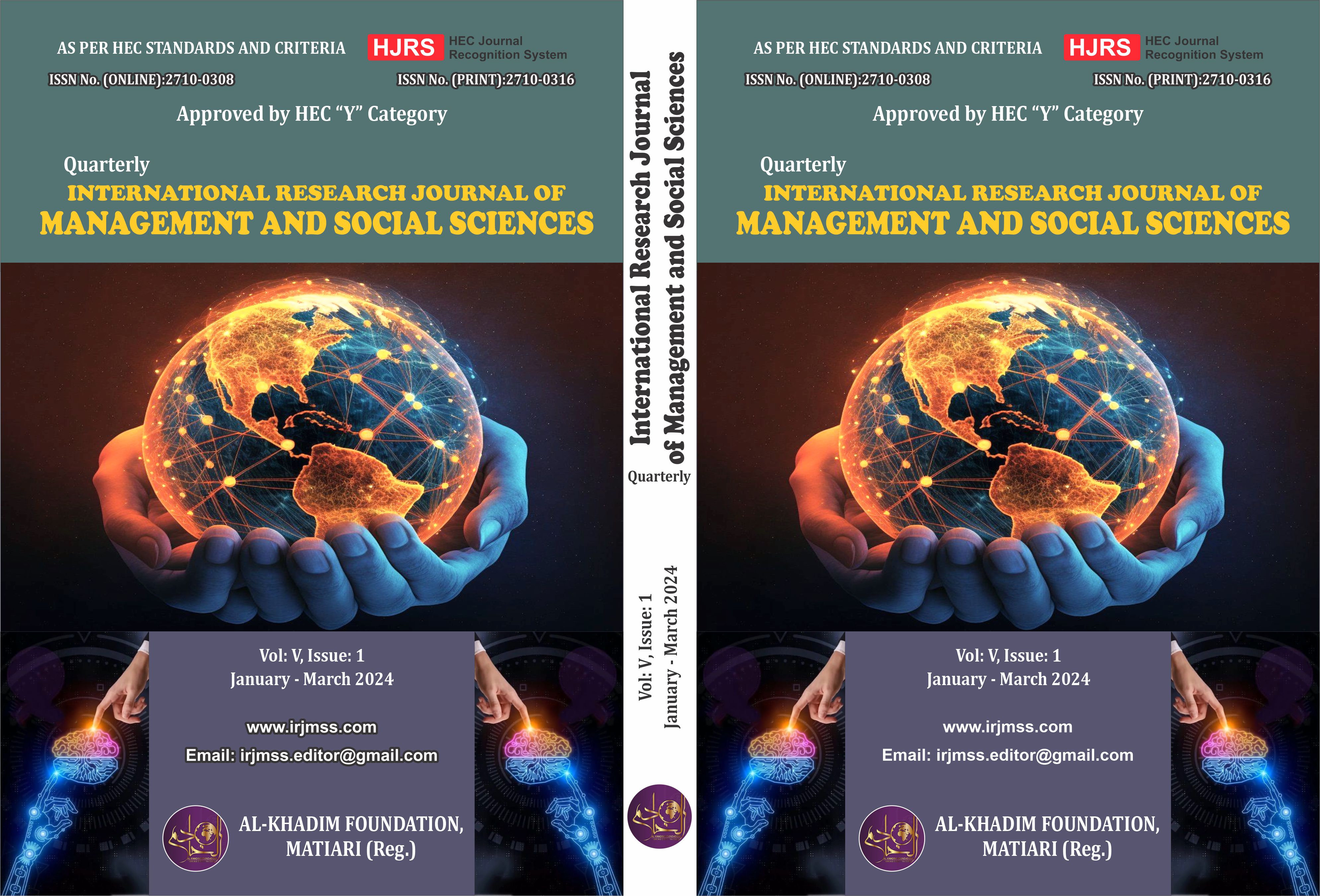 					View Vol. 5 No. 1 (2024): International Research Journal of Management and Social Sciences (January to March 2024)
				
